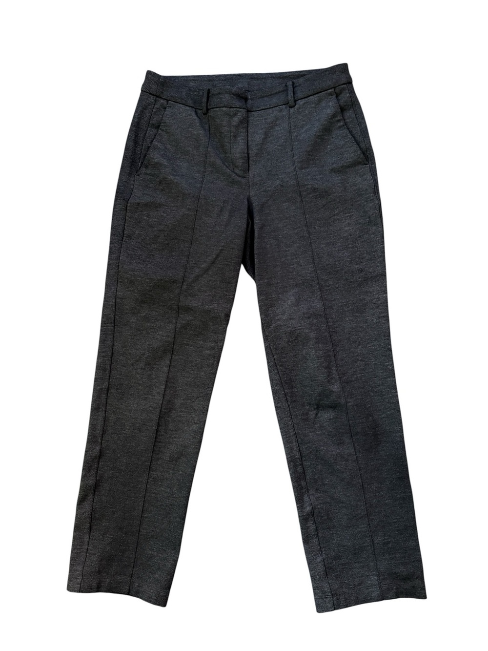 Kit and Ace Coastline Women Size 8 Ponte Trouser Pant Charcoal Grey High Rise